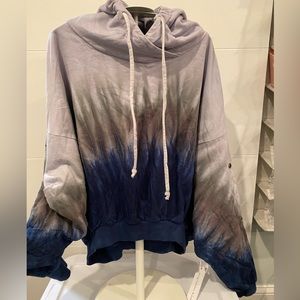 BNWT Young Fabulous and Broke Ombré hooded sweatshirt. Size Sm / Med